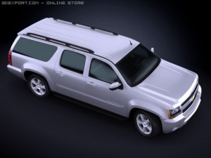 2009 chevrolet suburban Modèle 3D