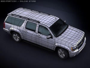 2009 chevrolet suburban Modèle 3D