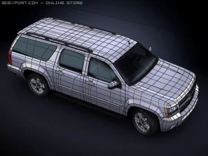 2009 chevrolet suburban 3D Model