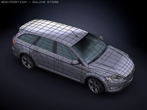 2009 ford mondeo sportbreak Modello 3D