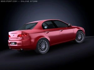 2009 alfa romeo 159 3D Model