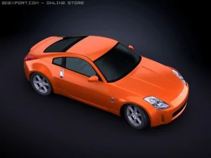 2008 nissan 350z 3D Model