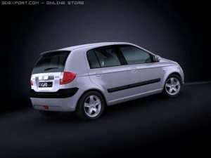 2009 hyundai getz 3D Model