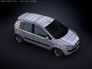 2009 hyundai getz 3D Model