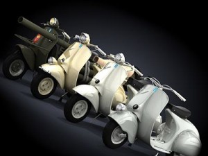 vespa classic collection 3D Model