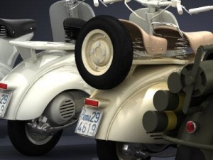 vespa classic collection 3D Model