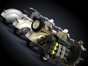 vespa classic collection 3D Model