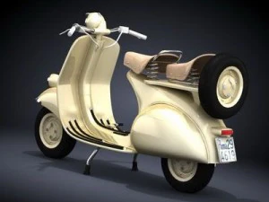 vespa classic collection 3D Model