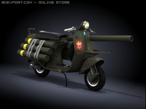 vespa classic collection 3D Model