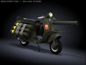 vespa classic collection 3D Model