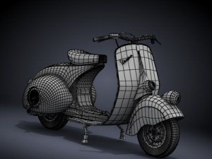 vespa classic collection 3D Model