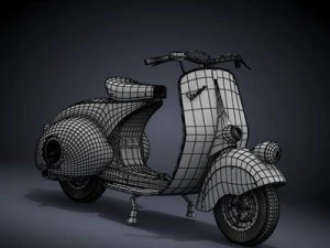 vespa classic collection 3D Model