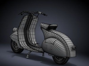 vespa classic collection 3D Model