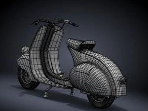 vespa classic collection 3D Model