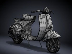 vespa classic collection 3D Model