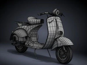 vespa classic collection 3D Model