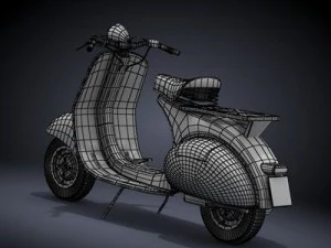 vespa classic collection 3D Model