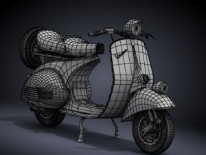 vespa classic collection 3D Model