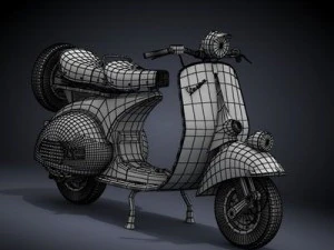 vespa classic collection 3D Model