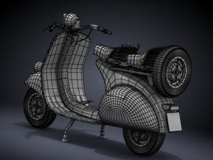 vespa classic collection 3D Model