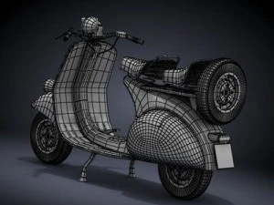 vespa classic collection 3D Model