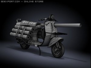 vespa classic collection 3D Model