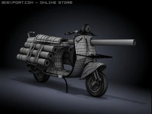 vespa classic collection 3D Model