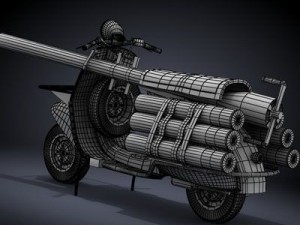 vespa classic collection 3D Model