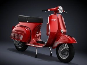 modern vespa collection Modèle 3D