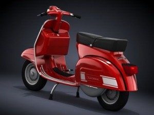 modern vespa collection Modèle 3D