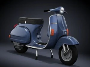 modern vespa collection 3D Model