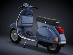 modern vespa collection Modèle 3D