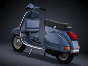 modern vespa collection 3D Model