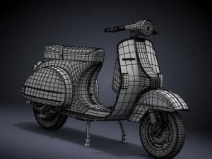 modern vespa collection 3D Model