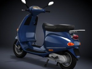 modern vespa collection Modèle 3D