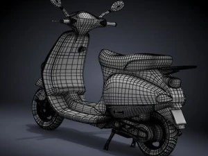 modern vespa collection 3D Model