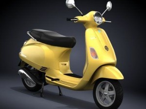 modern vespa collection Modèle 3D