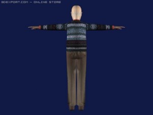 old man 3D Model