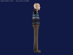 old man 3D Model