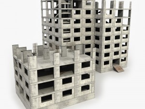 building construction site 3D Models