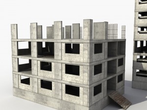 building construction site 3D Model