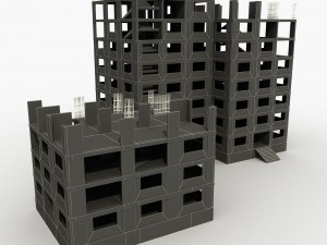 building construction site 3D Model