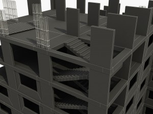 building construction site 3D Model