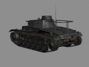 pz iii e comander tank 3D Model