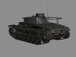 pz iii e comander tank 3D Model
