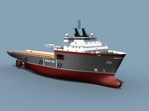 offshore support vessels 3D Model