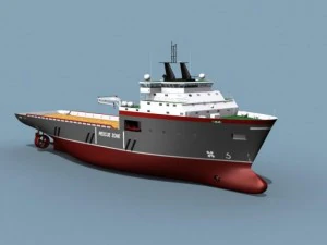 offshore support vessels 3D Model
