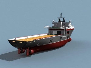offshore support vessels Modello 3D