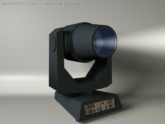 moving light 3D मॉडल .c4d .max .obj .3ds .fbx .stl .blend 