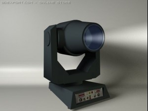 moving light Modèle 3D